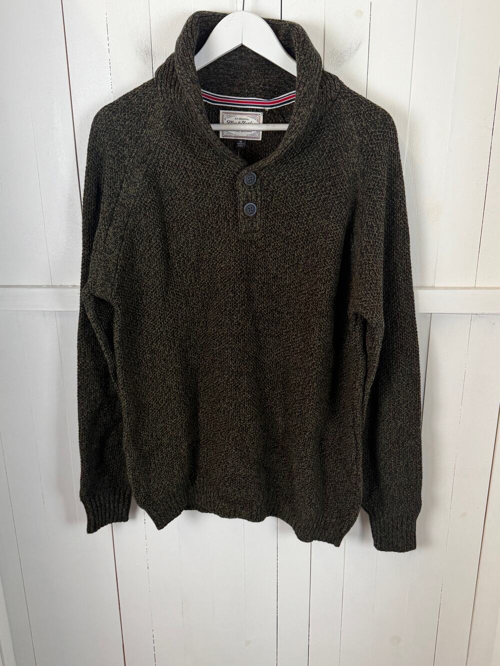 Flag & Anthem Green Cotton Pullover Sweater Men's M NWT